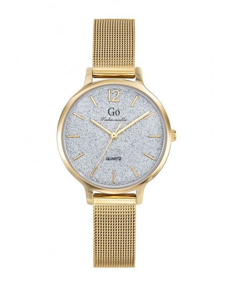 Go Girl Montre Femme Acier Doré Milanais 695234