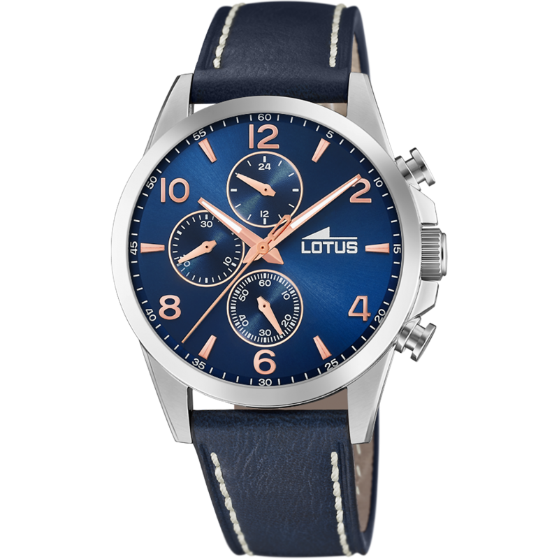 copy of Lotus Montre Homme Chrono Acier Cuir Marron 18630/1