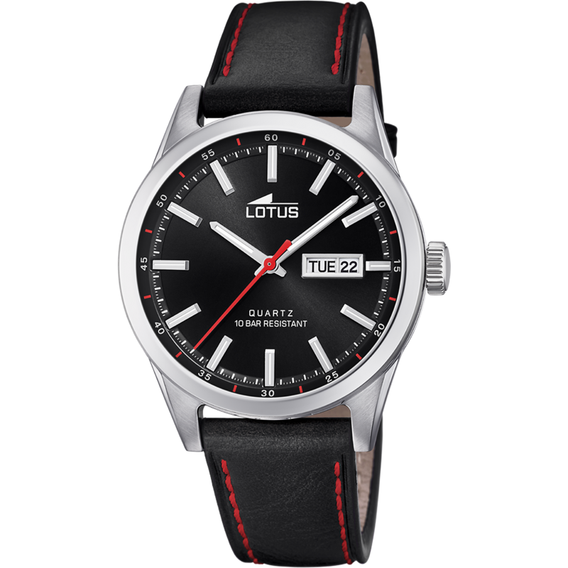 Lotus Montre Homme Acero Clasico Acier Cuir Noir 18671/4 Lotus Montre Homme Acero Clasico Acier Cuir Noir 18671/4