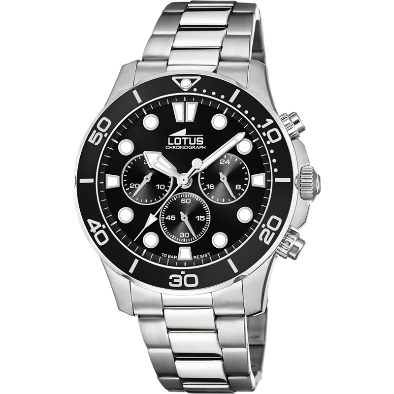 Lotus Montre Homme Excellent Chrono Acier 18756/3 Lotus Montre Homme Excellent Chrono Acier 18756/3