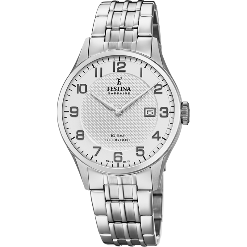 Festina Montre Homme Swiss Made Acier F20005/1 Festina Montre Homme Swiss Made Acier F20005/1
