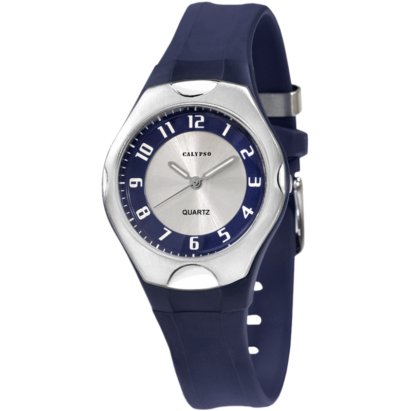 Montre Calypso Enfant Silicone Bleu K5162/4 Montre Calypso Enfant Silicone Bleu K5162/4