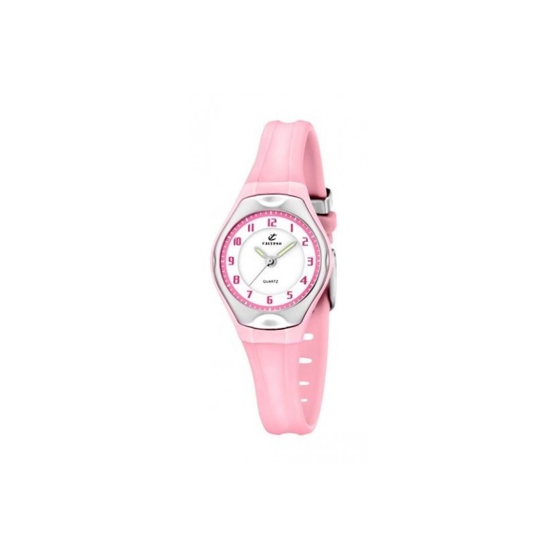 Montre Calypso Enfant Silicone Rosé K5163/L Montre Calypso Enfant Silicone Rosé K5163/L