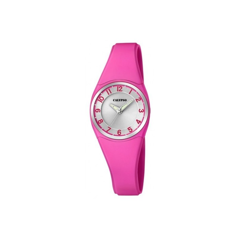Montre Calypso Silicone Rosé K5726/5 - 100 Mètres Montre Calypso Silicone Rosé K5726/5 - 100 Mètres