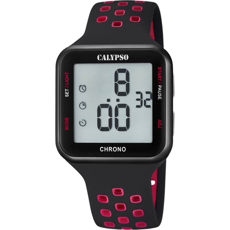 Calypso Digital for Man Montre homme Bracelet Résine Noir-K5748/5 Calypso Digital for Man Montre homme Bracelet Résine Noir-K5748/5