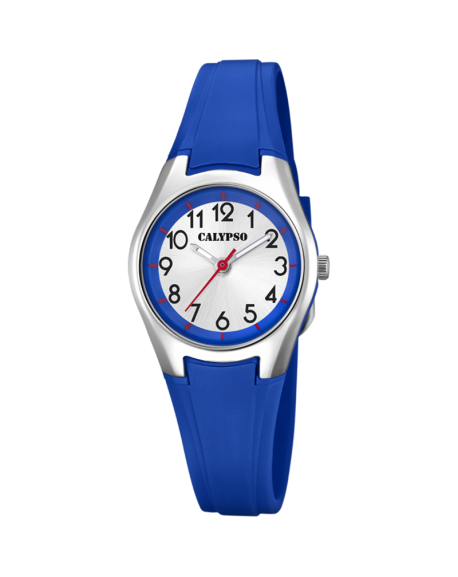 Calypso Sweet Time Montre femme cadran Bleu / argenté bracelet Bleu-K5750/5
