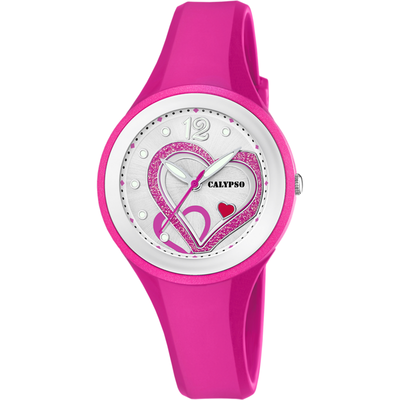 Calypso Montre femme cadran Rose bracelet Silicone Rose-K5751/3 Calypso Montre femme cadran Rose bracelet Silicone Rose-K5751/3