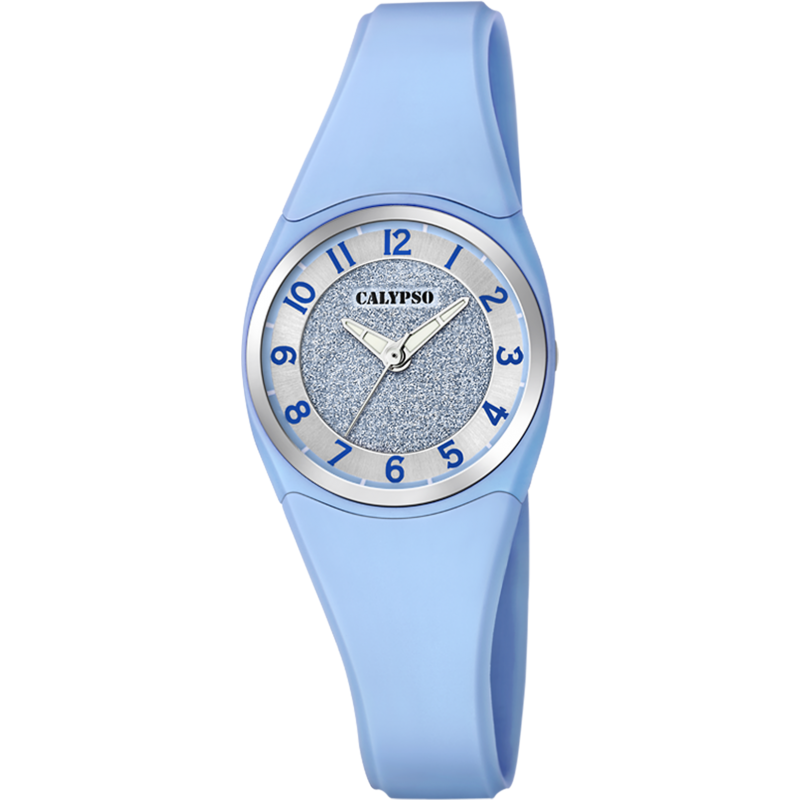 Calypso Trendy Montre Femme Cadran Bleu Bracelet Silicone Bleu-K5752/3 Calypso Trendy Montre Femme Cadran Bleu Bracelet Silicone Bleu-K5752/3