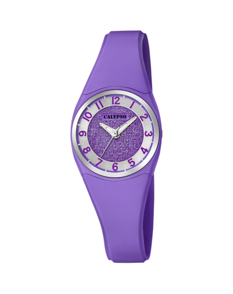 Calypso Trendy Montre Femme Cadran Violet Bracelet Silicone Violet-K5752/4