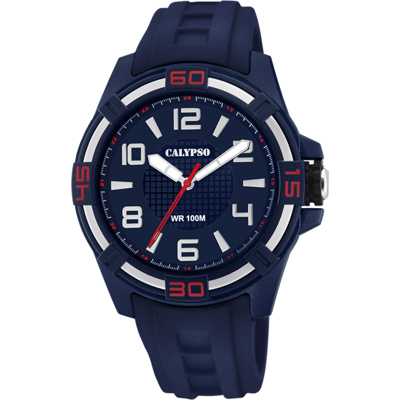 Calypso Street Style Montre Homme Cadran Bleu Bracelet Bleu-K5760/2 Calypso Street Style Montre Homme Cadran Bleu Bracelet Bleu-K5760/2