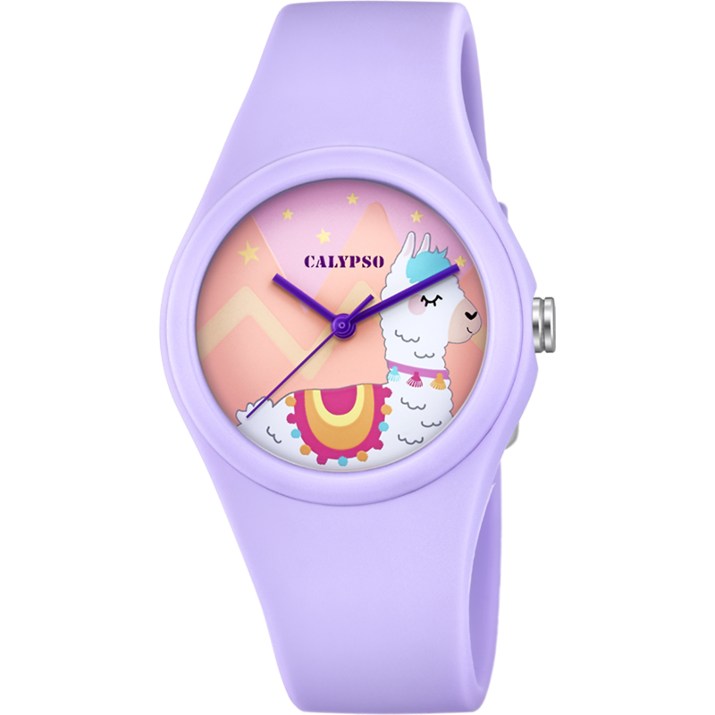 Calypso Sweet Time Montre Fille Bracelet Résine Violette K5789/2 Calypso Sweet Time Montre Fille Bracelet Résine Violette K5789/2