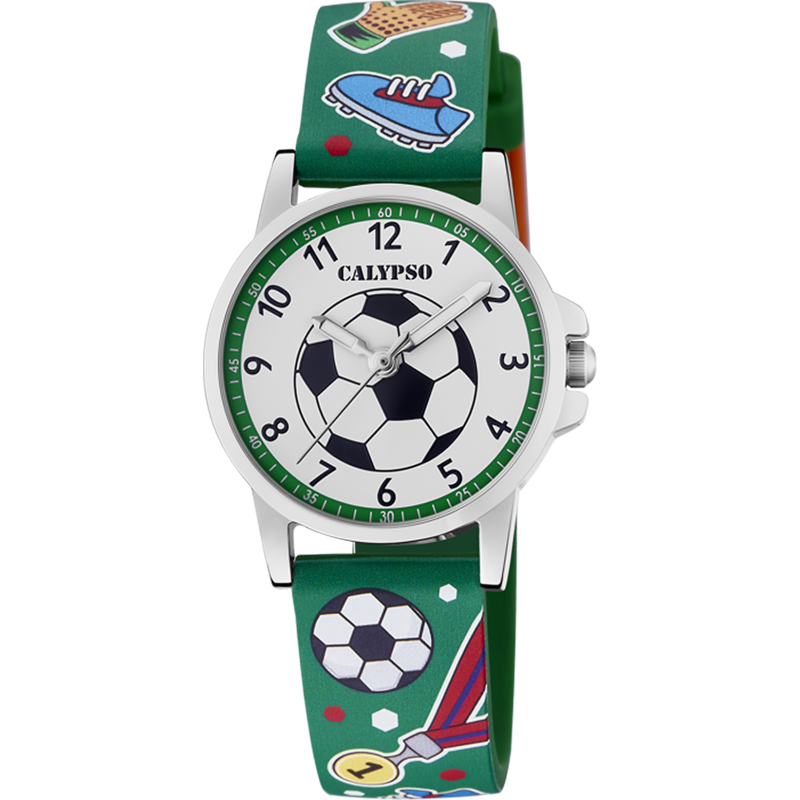 Calypso Junior Football Bracelet Résine Vert K5790/2