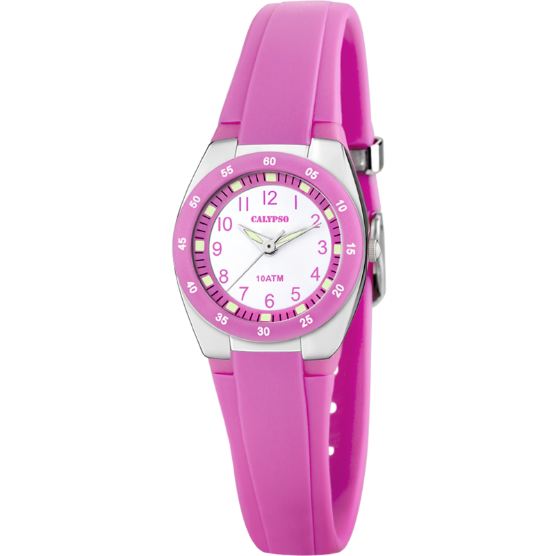 Calypso Montre Silicone Rose K6043/C - 100 Mètres Calypso Montre Silicone Rose K6043/C - 100 Mètres