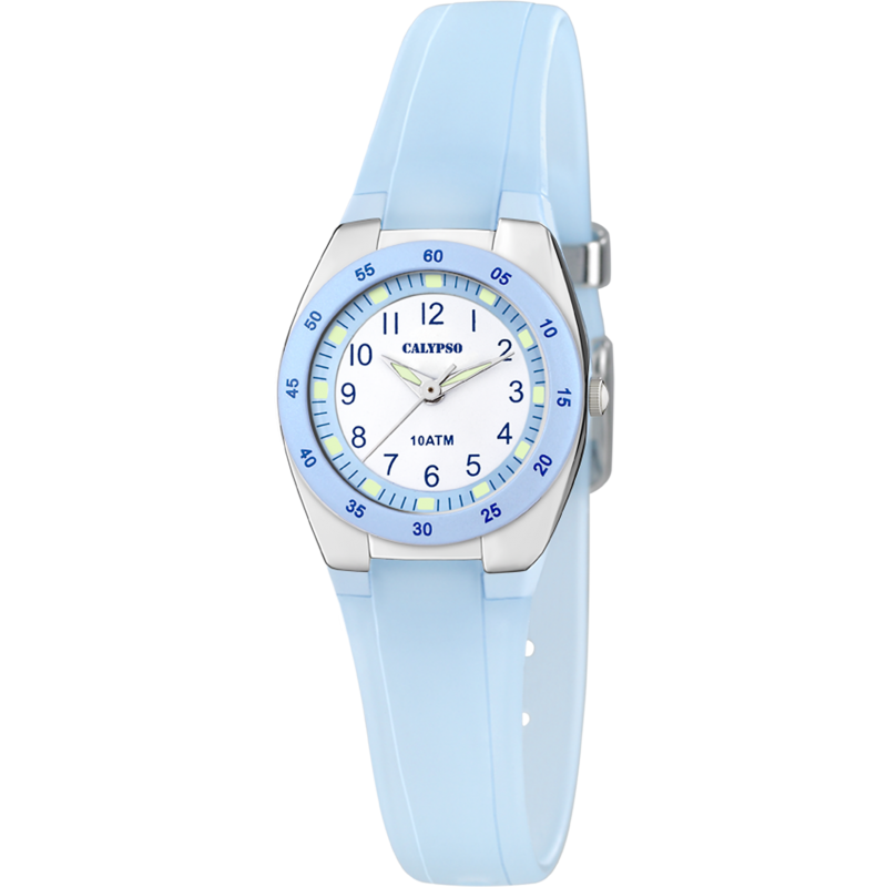 Calypso Montre Silicone Bleu K6043/D - 100 Mètres