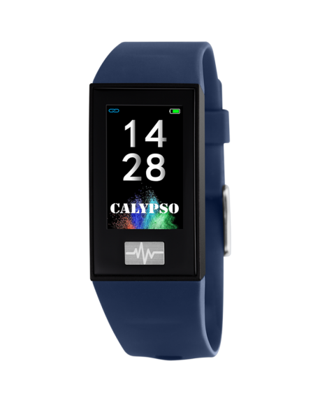 Calypso Montre Connectée Mixte Digital Smartime Silicone Bleu K8500/5