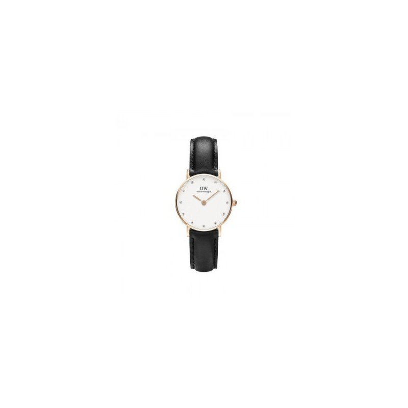 Dw00100060 Femme Cuir 26mm Montre Sheffield Noir Wellington Daniel fv7yImYbg6