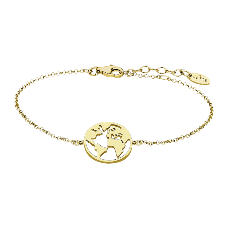 Lotus Silver Bracelet Femme Plaqué Or Monde - LP1898-2/3 Lotus Silver Bracelet Femme Plaqué Or Monde - LP1898-2/3