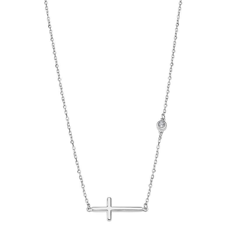 Lotus Silver Collier Femme Argent Croix - LP1918-1/1