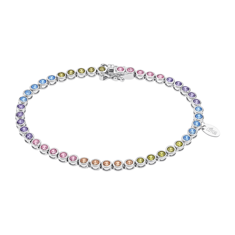 Lotus Silver Bracelet Femme Argent Pierres Multicolores - LP1920-2/2 Lotus Silver Bracelet Femme Argent Pierres Multicolores - LP1920-2/2