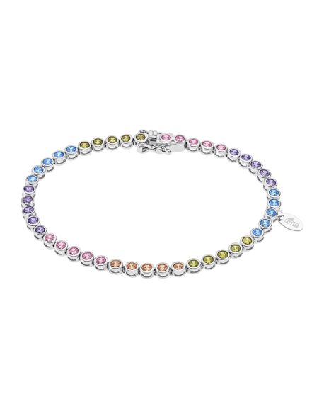 Lotus Silver Bracelet Femme Argent Pierres Multicolores - LP1920-2/2