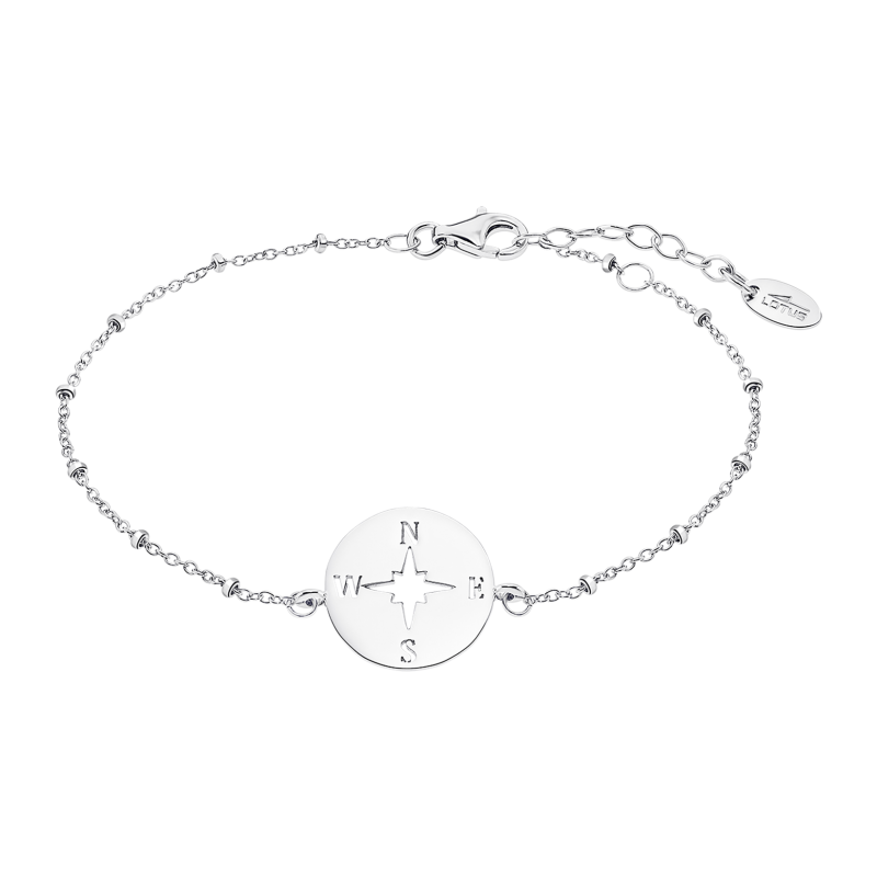 Lotus Silver Bracelet Femme Argent Rose Des Vents - LP1956-2/1 Lotus Silver Bracelet Femme Argent Rose Des Vents - LP1956-2/1