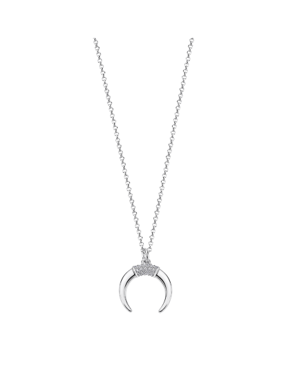 Lotus Silver Collier Femme...