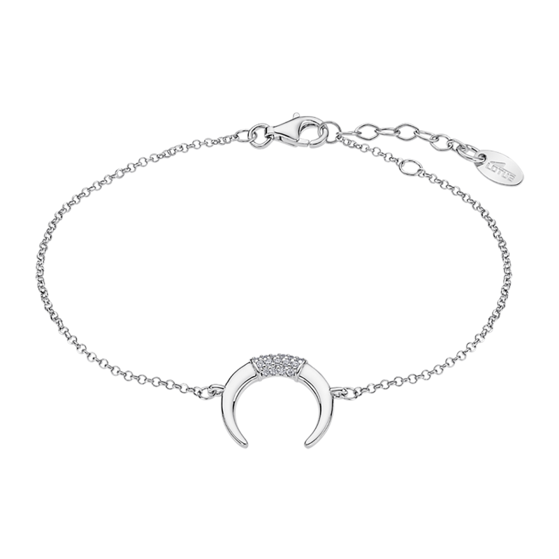 Lotus Silver Bracelet Femme Argent Lune Et Strass - LP1960-2/1 Lotus Silver Bracelet Femme Argent Lune Et Strass - LP1960-2/1