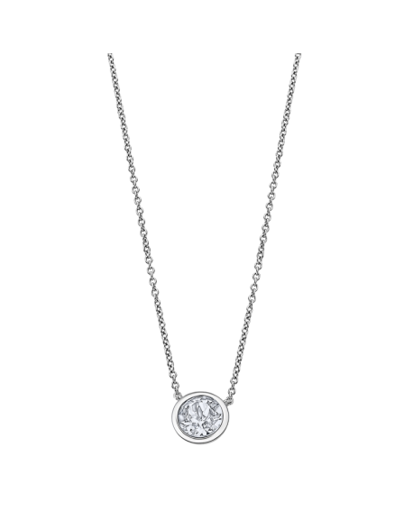 Lotus Silver Collier Femme Argent Cercle Empierré - LP2001-1/1