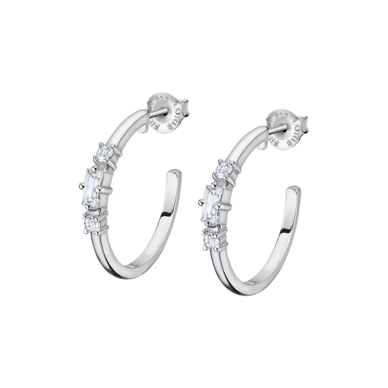 Lotus Silver Boucle D'Oreille Femme Argent Empierrée- LP2007-4/1 Lotus Silver Boucle D'Oreille Femme Argent Empierrée- LP2007-4/1