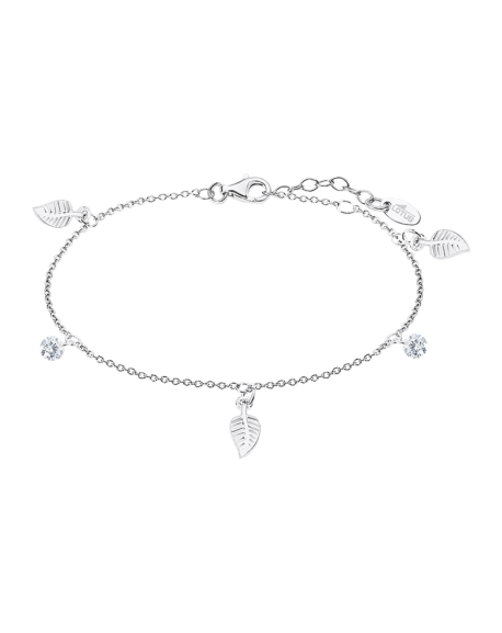 Lotus Silver Bracelet Femme Argent Pendentif Feuille - LP3008-2/1