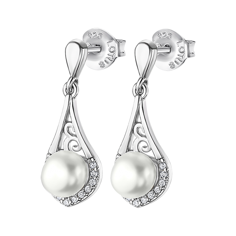 Lotus Silver Boucle D'Oreille Femme Argent Et Perle - LP3015-4/1