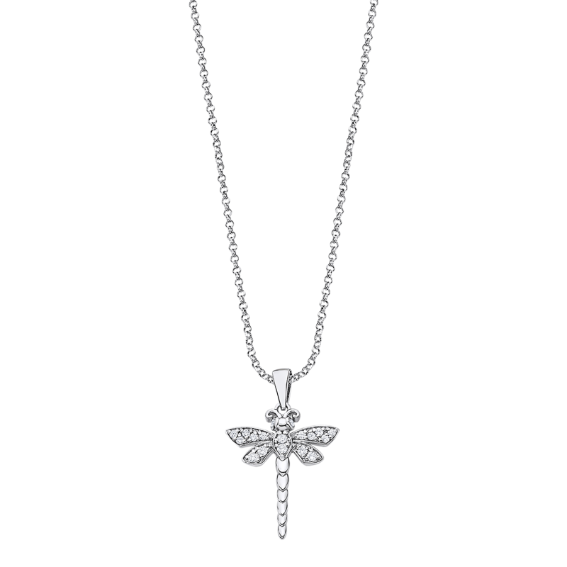 Lotus Silver Collier Femme Argent Libellule Empierrée - LP3019-1/1 Lotus Silver Collier Femme Argent Libellule Empierrée - LP3019-1/1