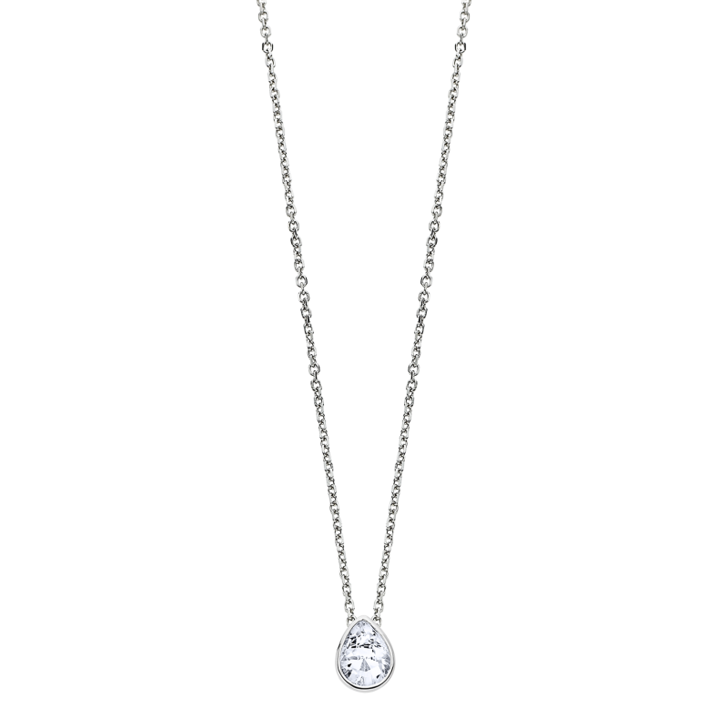 Lotus Silver Collier Femme Argent Pendentif Goutte Empierrée - LP3079-1/1 Lotus Silver Collier Femme Argent Pendentif Goutte Empierrée - LP3079-1/1