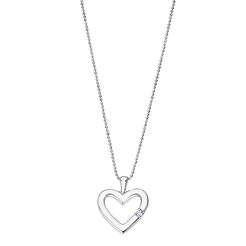 Lotus Silver Collier Femme Argent Pendentif Cœur - LP3217-1/1 Lotus Silver Collier Femme Argent Pendentif Cœur - LP3217-1/1