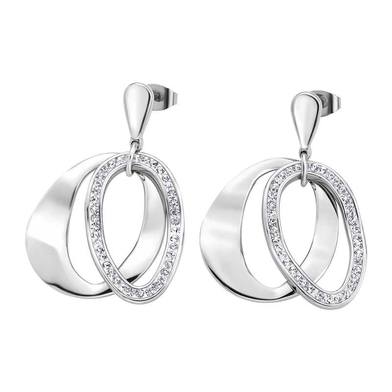 Lotus Style Boucle d'oreille Femme Strass Acier LS1672-4/1 Lotus Style Boucle d'oreille Femme Strass Acier LS1672-4/1