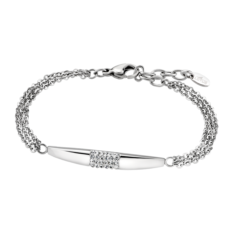 Lotus Style Bracelet Femme Strass Acier LS1767-2/1 Lotus Style Bracelet Femme Strass Acier LS1767-2/1