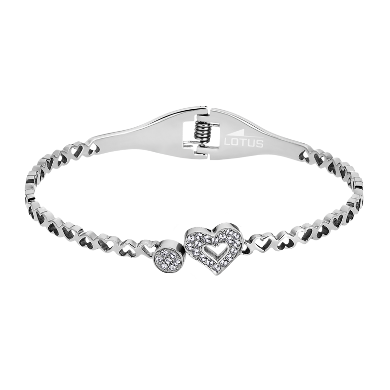 Lotus Style Bracelet Femme Strass Cur Acier LS1789-2/3 Lotus Style Bracelet Femme Strass Cur Acier LS1789-2/3