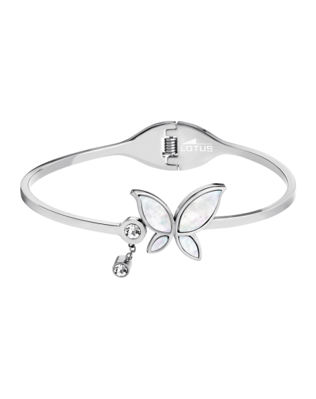 Lotus Style Bracelet Femme Strass Papillon Acier LS1794-2/1