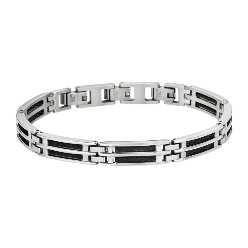 Lotus Style Bracelet homme Men In Black Acier Noir Ref LS1800-2/1 Lotus Style Bracelet homme Men In Black Acier Noir Ref LS1800-2/1