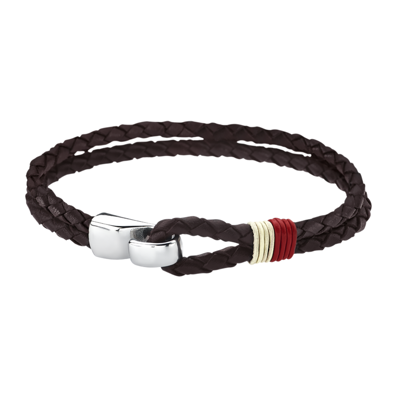 Lotus Style Bracelet Homme Cuir & Acier Marron LS1813-2/5 Lotus Style Bracelet Homme Cuir & Acier Marron LS1813-2/5