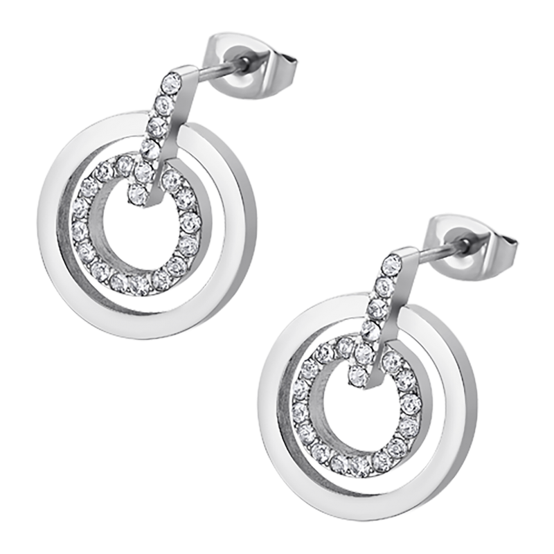 Lotus Style Boucle d'Oreille Femme Bliss acier et Strass-LS1868-4/1 Lotus Style Boucle d'Oreille Femme Bliss acier et Strass-LS1868-4/1
