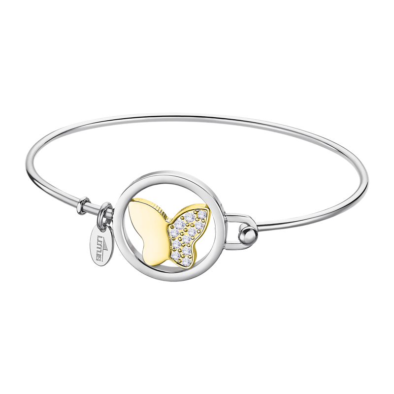 copy of Lotus Style Bracelet Jonc Femme Acier Doré Empierré LS2111-2/2