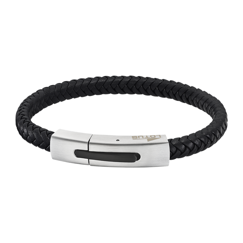 Lotus Style Bracelet Homme Cuir & Acier LS2055-2/1 Lotus Style Bracelet Homme Cuir & Acier LS2055-2/1