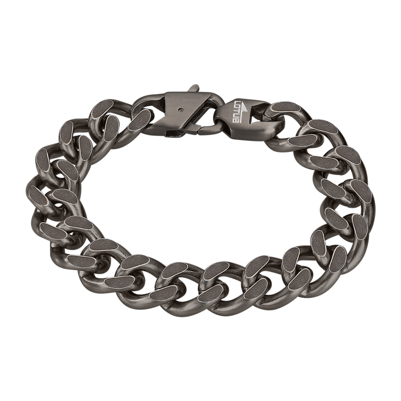 Lotus Style Bracelet Homme Acier Noir Maille Gourmette LS2060-2/2 Lotus Style Bracelet Homme Acier Noir Maille Gourmette LS2060-2/2