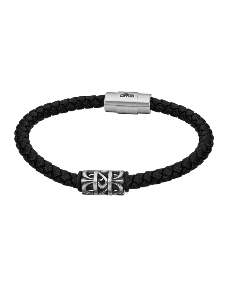 Lotus Style Bracelet Homme Cuir & Acier LS2069-2/2