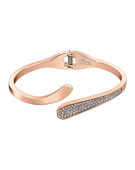 Lotus Style Bracelet femme Acier Rosé & Strass LS2079-2/3