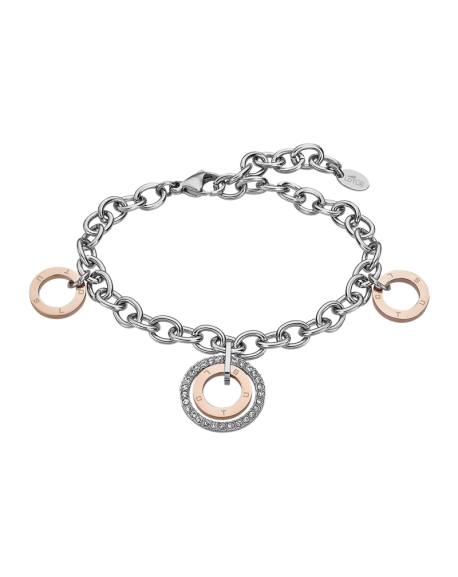 Lotus Style Bracelet femme Acier Multi Cercles & Strass LS2090-2/2