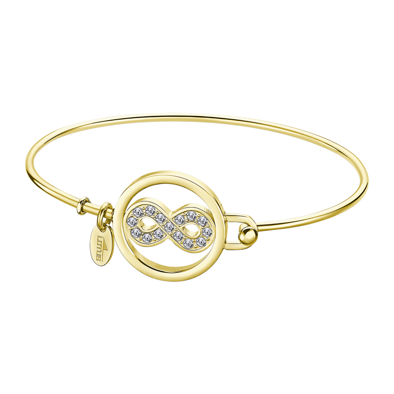 copy of Lotus Style Bracelet Jonc Femme Acier Doré Empierré LS2111-2/2