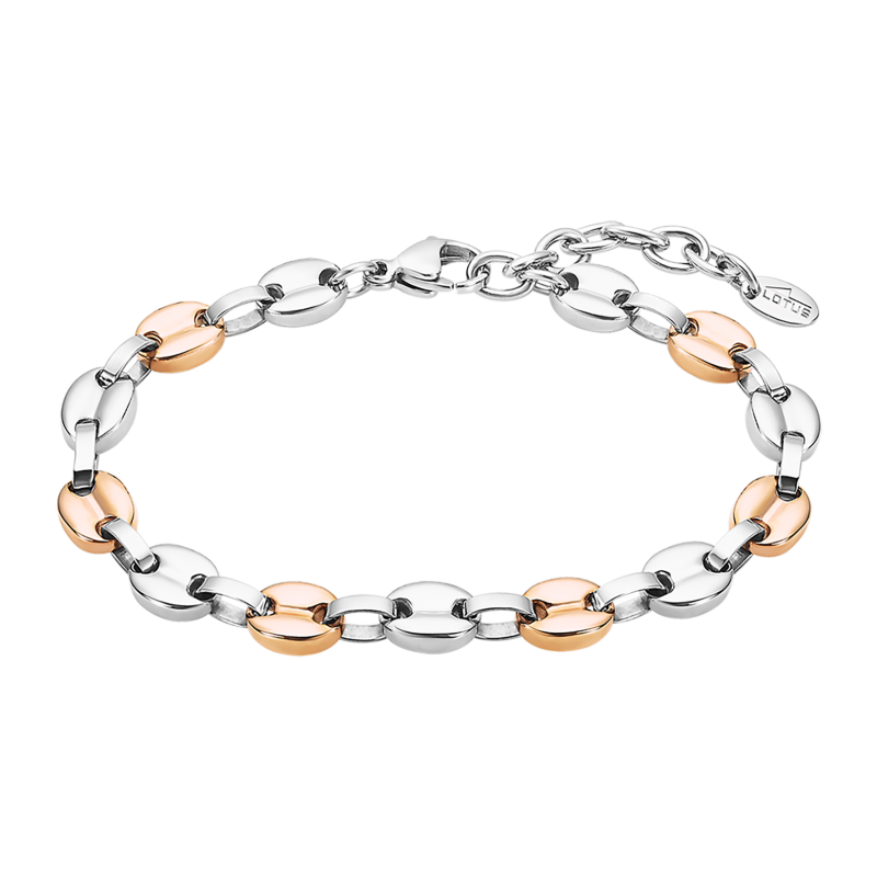 Lotus Style Bracelet Femme Acier Bicolore Grain De Café LS2124-2/3