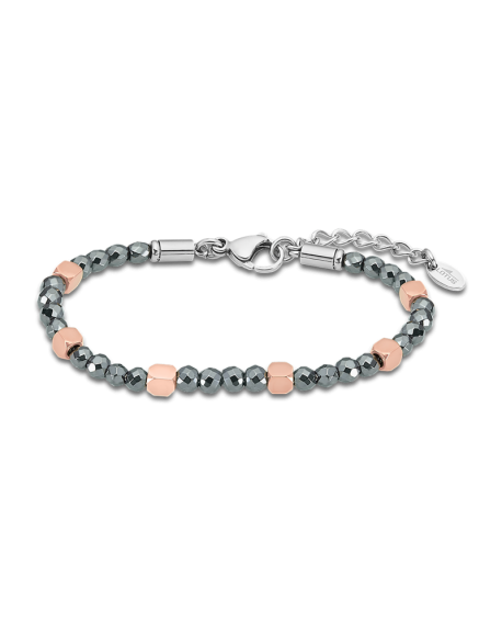 Lotus Style Bracelet Femme Acier Noir Et Doré rose LS2126-2/3